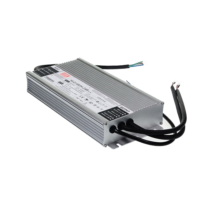 HLG-480H-24B 480Watt AC90～305V Input Voltage Mean Well IP67 Waterproof DC24V UL-Listed LED Power Supply